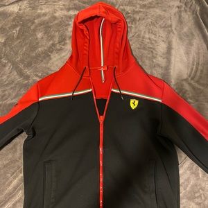 Puma X Ferrari Zip Up Hoodie